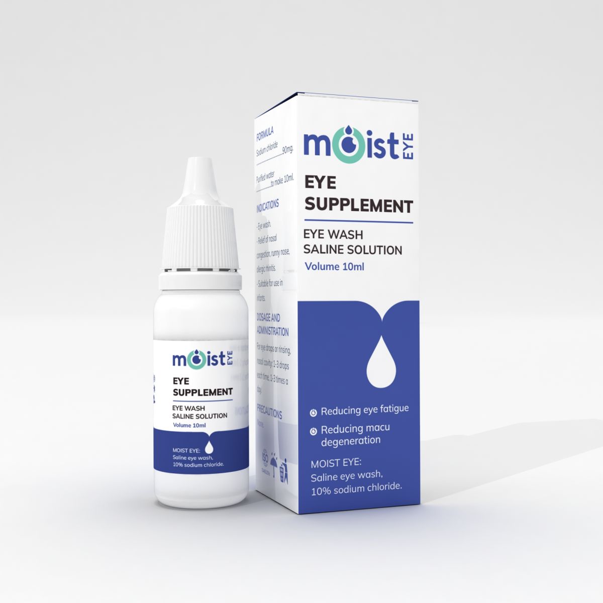 MoistEye - Eye Wash Saline Solution